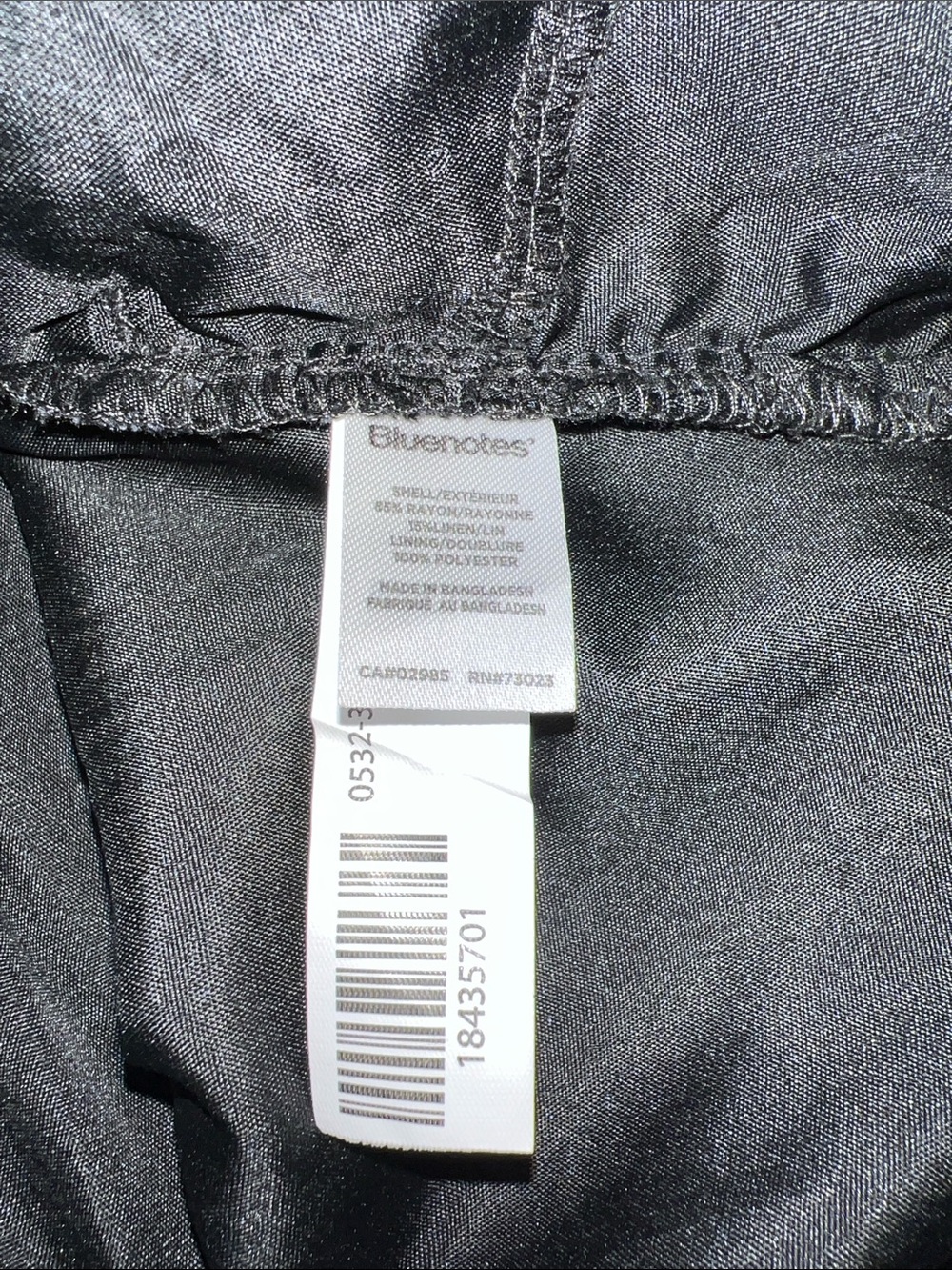 Bluenotes Black Tie-Front Mini Dress - Picture 16 of 16